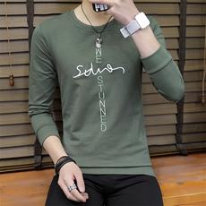 款6613-P38男士t恤长袖圆领卫衣韩版潮流上衣服套头打底，男装T恤，电商D310（原电商305）