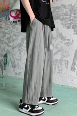K503-P452025新款亚麻棉麻九分裤男士大码休闲裤港风直筒裤子，男装休闲裤，电商B280-1（原A049）