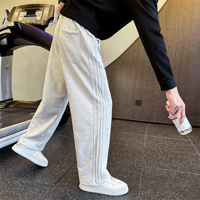 K660-P58控88秋冬男时尚卫裤设计感立体条纹裤子痞帅长裤新款裤子，男装休闲裤，星座102A（原电商D309-1）
