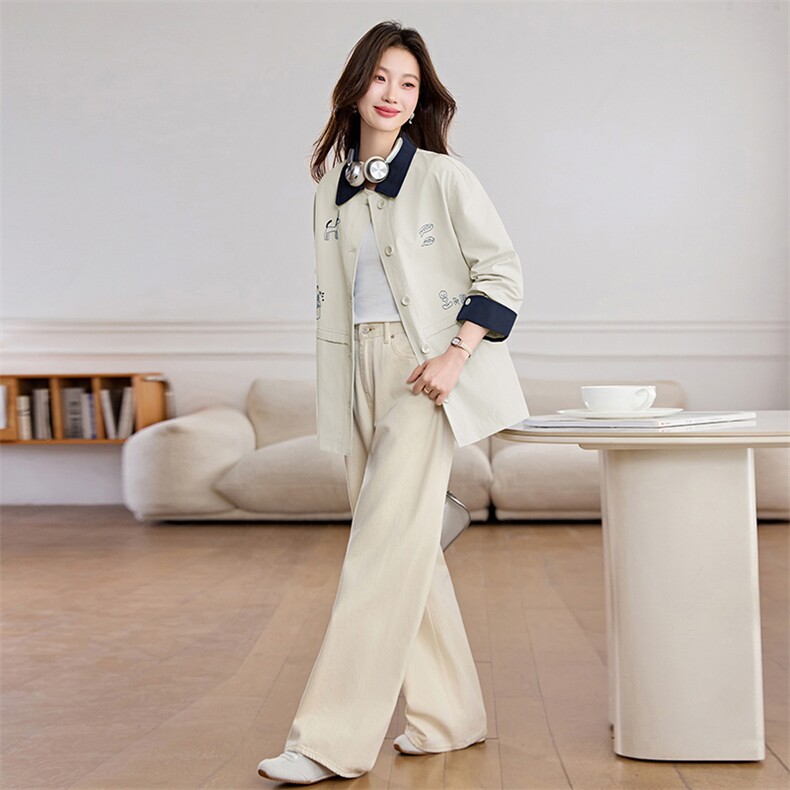 2026年春季休闲l时尚流行风宽松版外套，女装短外套，涵亦佰惠