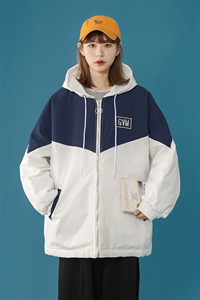 1港风棉衣情侣大码M-5XL潮牌棉袄工装棉服装7786特P60严控98图片