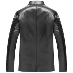 J97825加厚立领绵羊皮羽绒服男士外套皮衣冬季皮P650图片