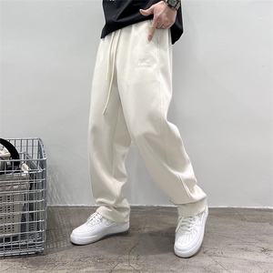 2025春秋新款休闲卫裤宽松直筒百搭潮流男士裤子 8801-1 P75图片