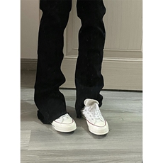 【有货】毛边517弯刀牛仔裤男款修身直筒微喇裤子高街KZA21LL-P48，男装牛仔裤，星座1007（原301D）