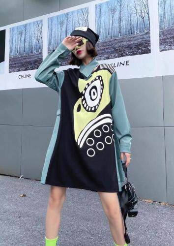 欧韩时尚休闲连衣裙，女装连衣裙，格调元素