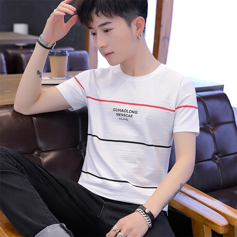 家乐2004夏装t恤男袖短韩版男士圆领夏季休闲潮流时尚打底衫,男装T恤,电商D310（原电商305）