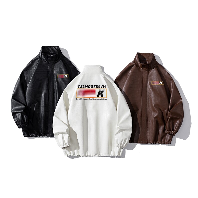 1鳄鱼纹面料条纹印花图案M-5XL大码夹克男JK77742P85控118，男装夹克，星座226-2