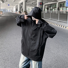 UPF50+透气轻薄连帽外套男女情侣款夏2024户外速干专业钓鱼防晒衣，男装防晒衣，星座505-2（原电商A260-1)