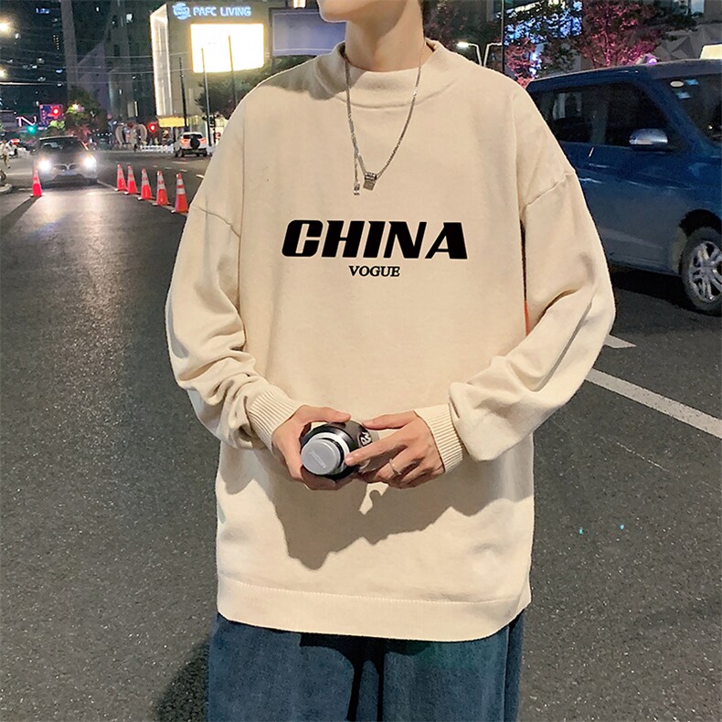 M18001-P45加绒款-P65半高领毛衣男士大码针织衫男毛线衣男,男装针织衫/毛衣,电商A040