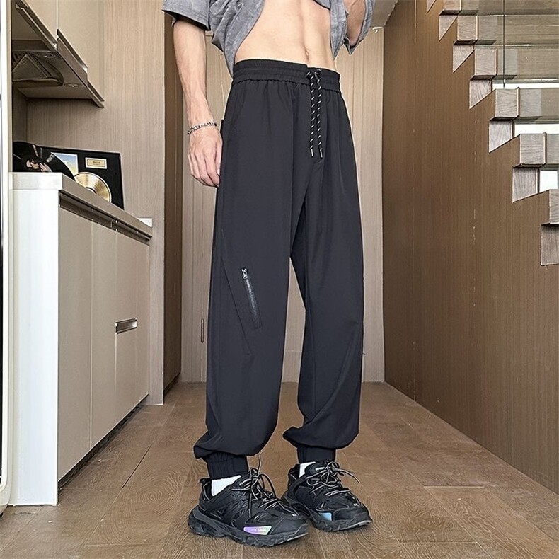束脚裤子洋气宽松冲锋裤潮牌美式工装机能休闲耐磨速干工装裤长裤图片