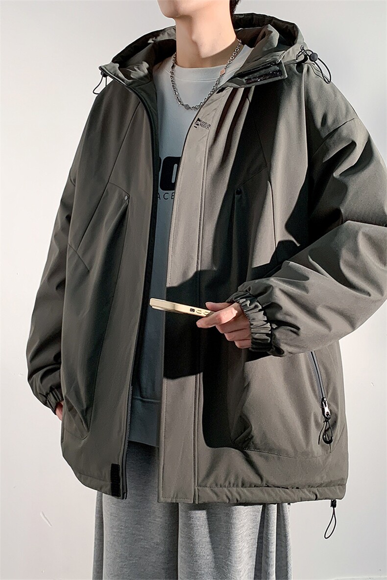港风户外棉服连帽面包服休闲百搭棉衣保暖上衣MYM23-8745-P90,男装棉衣,星座717