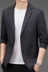 DJ8816钱塘2020-3时尚休闲商务简约百搭中年男士西服外套P152，男装西服，钱塘207-3
