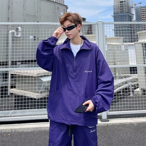 套装男士韩版潮流痞子帅气夏季防晒衣2024新款ins五分裤W5828-P57图片