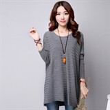 棉件2021年秋季长袖开衫常规中长款修身针织衫/毛衣，女装针织衫/毛衣，独衣靓