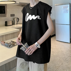 量大优可提供视频2024夏美式麂皮绒背心HD019-1-BP2449-P18，男装背心/马甲，电商019-1