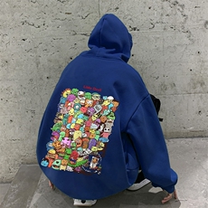 量大优可提供视频2024春新美式连帽卫衣D223A-WY23135-P35，男装卫衣，电商019-1