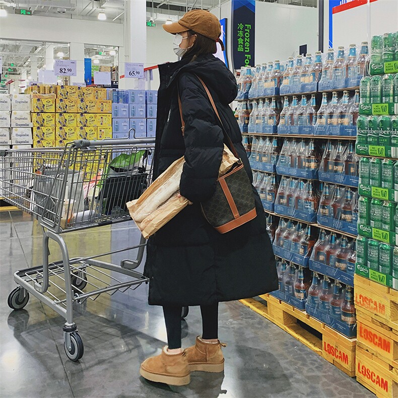 大货主推90绒中长款羽绒服2C293-Q733-P345-K498,女装羽绒服,2C293
