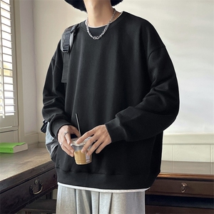 wassup happy羽绒长袖t恤男冬季潮牌加厚内搭上衣保暖鸭绒打底衫图片