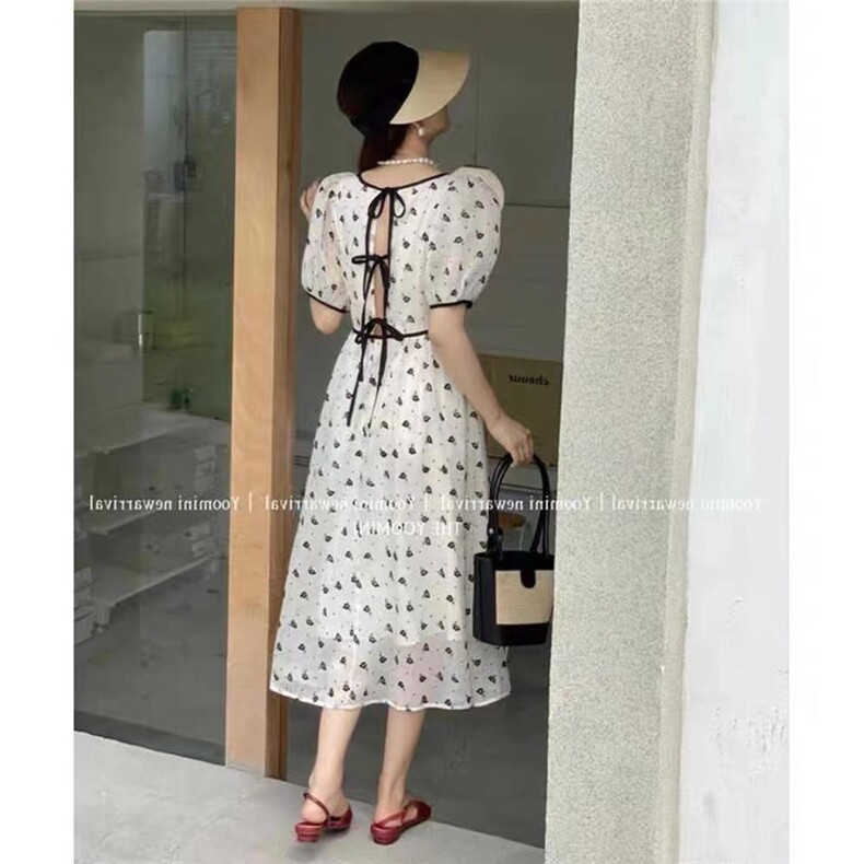 夏装连衣裙，女装连衣裙，春语雨桐