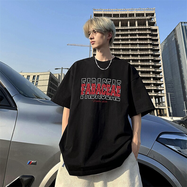 240g美式重磅短袖T恤FSDX257M-5XL特批25无差价控48,男装T恤,电商B219B