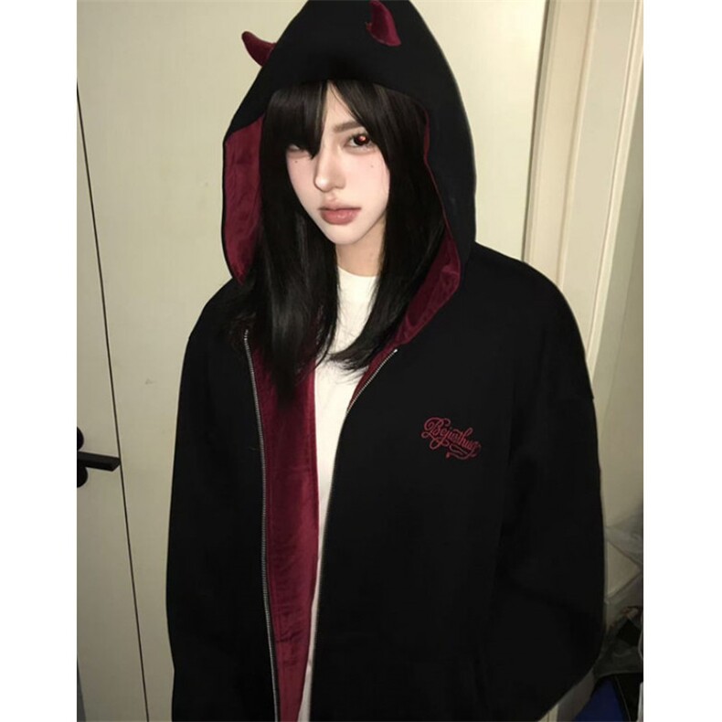 [004]格子开衫卫衣男宽松运动连帽外套A079-A1233-P61-66,女装短外套,电商A079