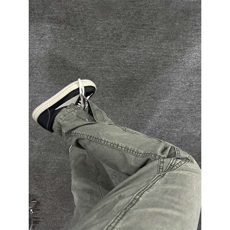B221美式ins暗黑高品质多口袋休闲工装裤子LK24352-特P55控88,男装工装外套,电商B221