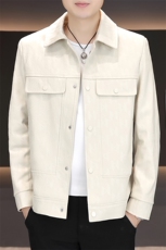 直播男士商务休闲简约百搭潮流翻领夹克外套上衣7912P90，男装夹克，电商B226
