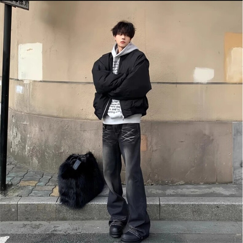 港风潮流棒球服夹克棉服男XZ213-JK03-P88控108JK03JM-P108控128,男装夹克,星座213