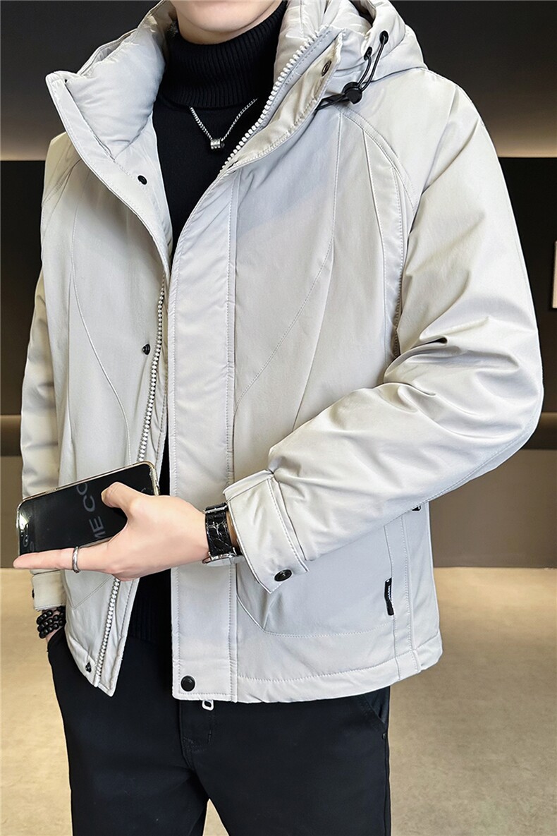 标50绒男士羽绒服冬季2025新款连帽工装外套A313-9912-P215,男装羽绒服,电商A313