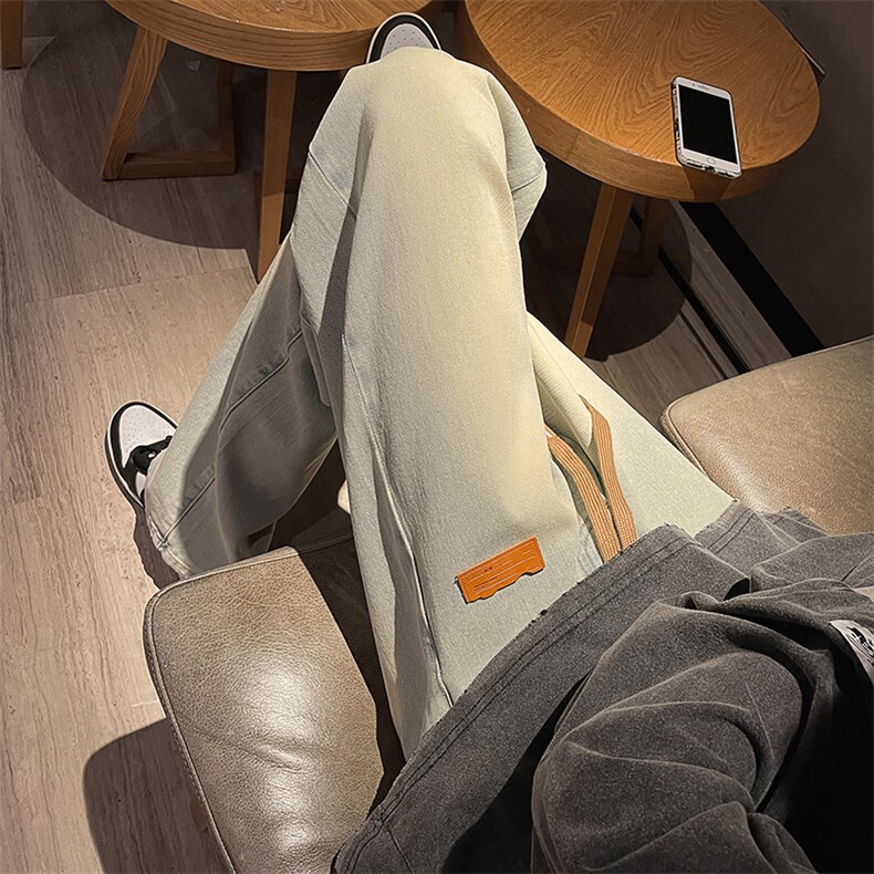 加绒牛仔裤直筒深度库存B342-K7009-P35控59 加绒P45图片