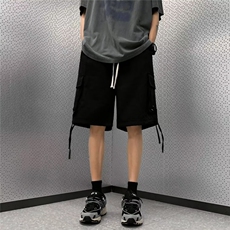 夏季休闲短裤抽绳舒适港风时尚款DK928p35，男装牛仔裤，星座1013