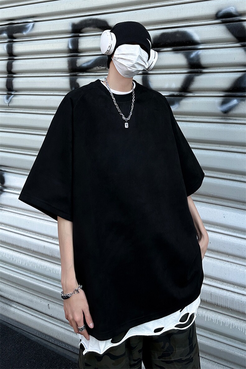 美式风重磅短袖T恤男多色简约圆领宽松韩版潮流上衣T3369-特价P19,男装T恤,电商A007