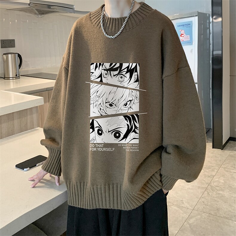 半高领毛衣男士大码针织衫男毛线衣男M18176-P45加绒款-P65,男装针织衫/毛衣,电商A040