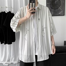 t恤短袖潮牌百搭夏季宽松2024新款潮流衣服帅气A161-2-CT507-P45，男装T恤，电商A161-2