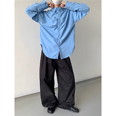 衬衫男长袖2025新款韩版宽松高级垂感免烫衬衣WA26-P38，男装衬衫，星座208-5