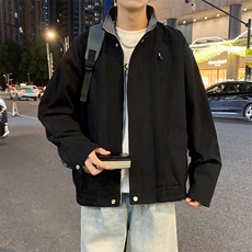 夜景立领免洗棉布面料水洗全棉夹克男士休闲外套A406JK2528P88，男装夹克，星座309（原A406）