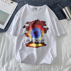 T恤潮流圆领男港风印花2024新款场景平铺衫时尚DS-B299-ZY1139P25，男装T恤，电商A061-1