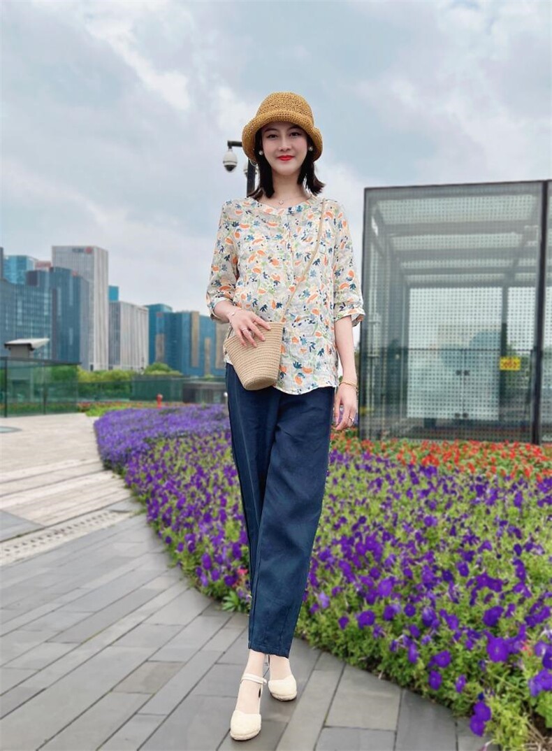 纯苎小衫 时尚女装巜川哲》4028，其它，川哲