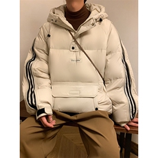 冬季套头男士羽绒服潮流字母印花休闲羽绒外套男A266-YR04-P200，男装羽绒服，电商A266