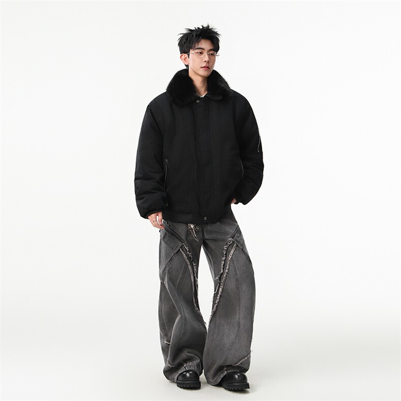 现货-冬季美式大毛领毛领棉服外套潮牌棉衣218-7-M134-P155-控208,男装棉衣,星座218-7