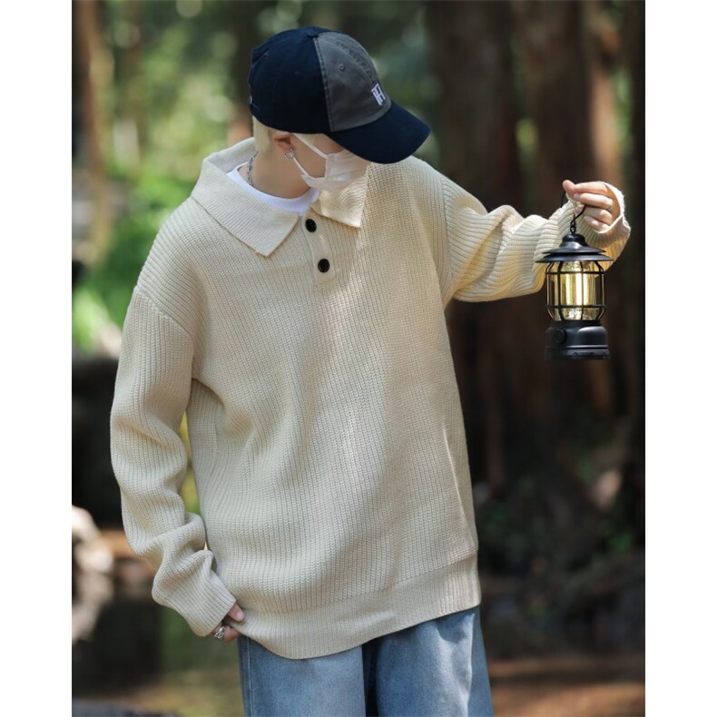 美式街头设计感毛衣男慵懒风休闲针织衫PM01P45,男装针织衫/毛衣,星座1116-2