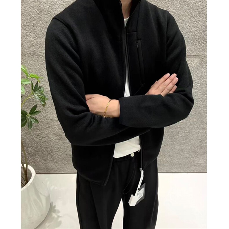 高品户外运动花纱针织拉绒内里针织夹克加绒外套男女A1171-P85,男装夹克,星座1505