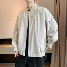 美式潮牌棒球服飞行员夹克潮流复古宽松休闲工装外套JK88-P78，男装夹克，星座308B-2