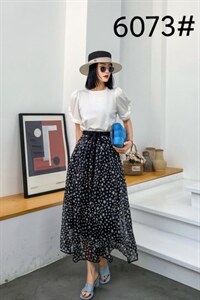 【现货】韩版夏季新款星星半裙，女装半身裙，易霏金熙