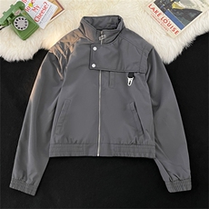 可拆卸袖子两穿夹克男春秋美式复古设计感高街外套潮JK09259-P70，男装夹克，星座308B-2