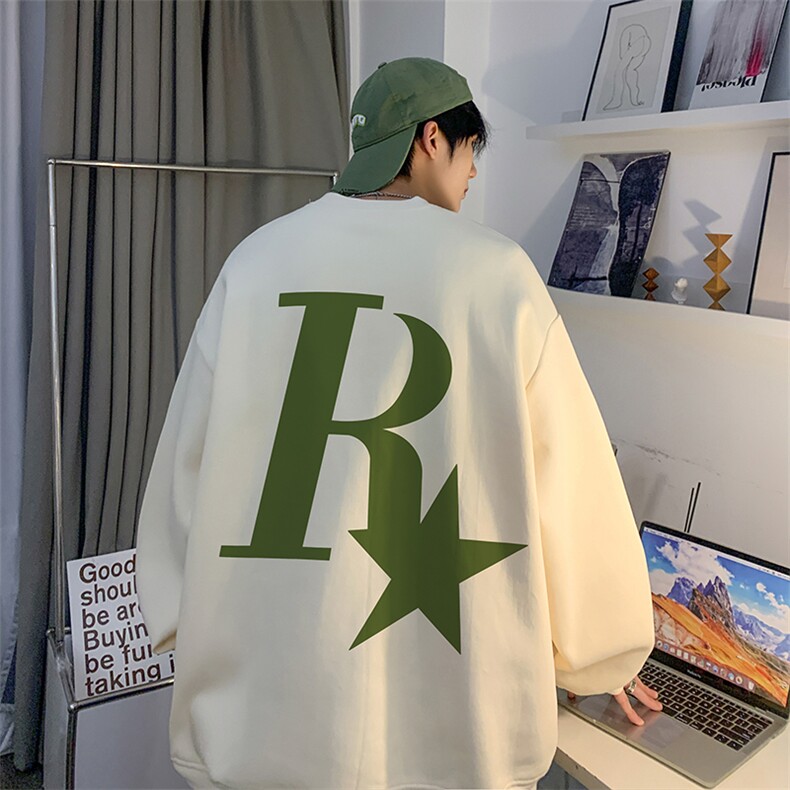 棉圆领卫衣美式街头印花JK23411特批p25-控48图片