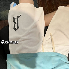 华夫格休闲短裤男夏季美式高街潮牌oversize运动百搭五分宽松裤子，男装休闲裤，星座512A（原616）