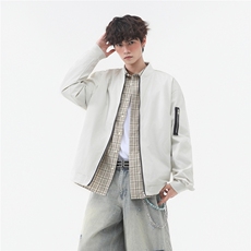 美式高阶秋季棒球服飞行员夹克休闲痞帅百搭外套J54600TP35，男装夹克，电商A247
