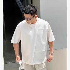 夏季新款短袖t恤男士2026新款潮牌上衣男cleanfit韩版休闲体恤，男装T恤，星座506A