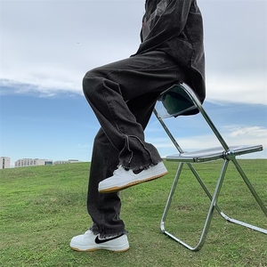 青春流行ins男直筒水洗牛仔裤T8806 P43图片